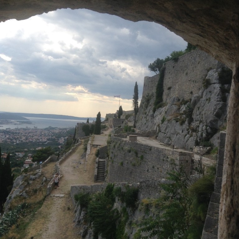 Kliss Fortress looking toward sea